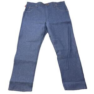 NWT Wrangler 3K Jeans Mens 42x30 Relaxed Fit Cowboy Cut Blue Denim Western Rodeo